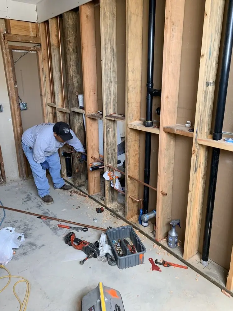 Commercial rough-in plumbing for Gas Line Repair in Marlboro Heights